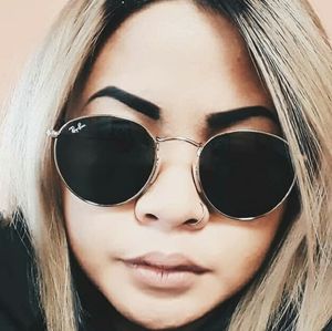 Original Semi-Round Lens Raybans with case